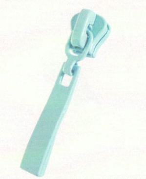 D3101WQDG4-3号自动弯曲光板挂片拉链头口